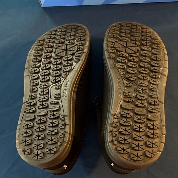 Wally Work Composite Toe Black Hey Dudes - Picture 7 of 11